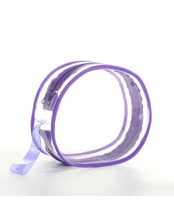 Косметичка на молнии, с ручкой, цвет фиолетовый арт. СМЛ-240122-5-СМЛ0010488026