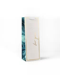 Пакет под бутылку Present for you, 13 × 36 × 10 см арт. СМЛ-246647-1-СМЛ0010494621