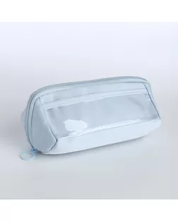 Косметичка на молнии, цвет голубой арт. СМЛ-240409-2-СМЛ0010514875