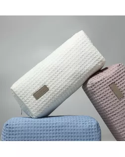 Косметичка дорожная на молнии TEXTURA, цвет белый арт. СМЛ-240980-1-СМЛ0010532116