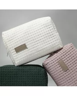 Косметичка дорожная на молнии TEXTURA, цвет белый арт. СМЛ-240981-1-СМЛ0010532117