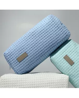 Косметичка дорожная на молнии TEXTURA, цвет голубой арт. СМЛ-240980-2-СМЛ0010532119