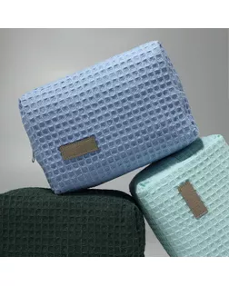 Косметичка дорожная на молнии TEXTURA, цвет голубой арт. СМЛ-240981-2-СМЛ0010532121