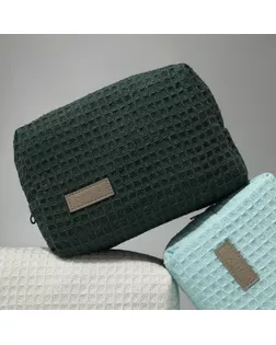 Косметичка дорожная на молнии TEXTURA, цвет зелёный арт. СМЛ-240981-4-СМЛ0010532127