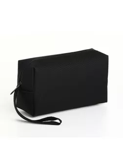 Косметичка дорожная на молнии, с ручкой, цвет чёрный арт. СМЛ-241012-1-СМЛ0010534203