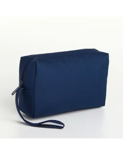 Косметичка дорожная на молнии, с ручкой, цвет синий арт. СМЛ-241012-6-СМЛ0010534206