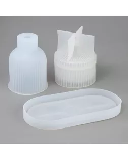 Набор молдов ваза, шкатулка, поднос 24х18х11 см арт. СМЛ-242035-1-СМЛ0010627501