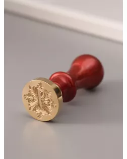 Печать для сургуча с пластиковой ручкой "Буква I на вензеле" 2,5х2,5х6,3 см арт. СМЛ-272626-1-СМЛ0010636993