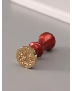 Печать для сургуча с пластиковой ручкой "Буква L на вензеле" 2,5х2,5х6,3 см арт. СМЛ-272629-1-СМЛ0010636996