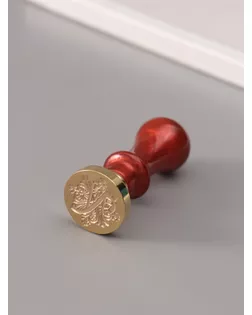 Печать для сургуча с пластиковой ручкой "Буква N на вензеле" 2,5х2,5х6,3 см арт. СМЛ-272631-1-СМЛ0010636998