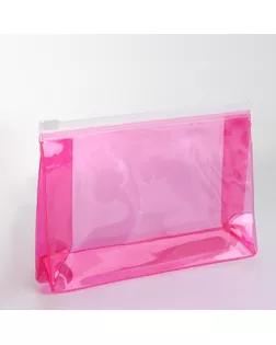 Косметичка с застёжкой зип-лок, цвет малиновый арт. СМЛ-242622-3-СМЛ0010653527