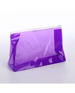 Косметичка с застёжкой зип-лок, цвет фиолетовый арт. СМЛ-242623-2-СМЛ0010653531