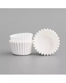 Тарталетка, белая, 2,2 х 1,6 см арт. СМЛ-242894-1-СМЛ0010666035