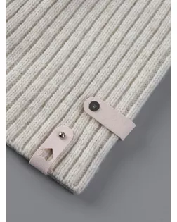 Бирка с кнопкой из замша с отверст сердце (наб 10шт цена за наб) 8*1,5см пыль роза TR арт. СМЛ-264100-1-СМЛ0010669636