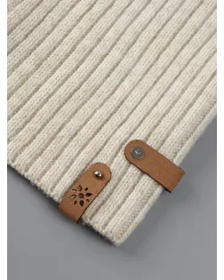 Бирка с кнопкой из замша с отверст цветок (наб 10шт цена за наб) 8*1,5см мол.шок TR арт. СМЛ-264101-1-СМЛ0010669637