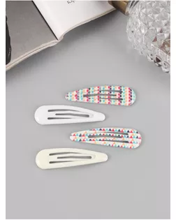 Невидимка для волос "Флора" (набор 8 шт) орнамент, 5 см, микс арт. СМЛ-269907-1-СМЛ0010679925