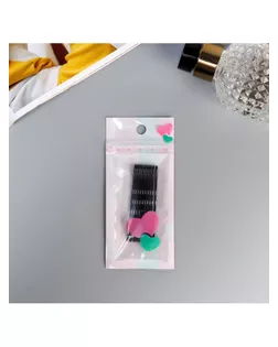 Невидимка для волос "Ариэль" (набор 10 шт) 6 см, чёрный арт. СМЛ-268553-1-СМЛ0010691397