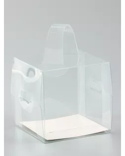 Коробка с PVC для десертов 8,5 х 8,5 х 8,5 см арт. СМЛ-268580-1-СМЛ0010745921