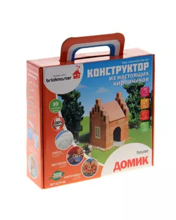 Конструктор керамический для детского творчества «Домик», 99 деталей арт. СМЛ-103566-1-СМЛ0001075886