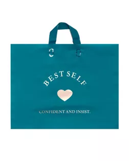 Пакет с петлевой ручкой синий 44 х 35 х 8 см  80 мкм арт. СМЛ-268361-1-СМЛ0010790736