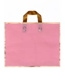 Пакет с петлевой ручкой розовый 40 х 31 х 8 см 80 мкм арт. СМЛ-268368-1-СМЛ0010790744