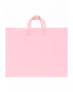 Пакет с петлевой ручкой розовый 45 х 35 х 8 см 80 мкм арт. СМЛ-268376-1-СМЛ0010790753