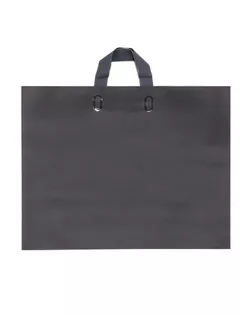 Пакет с петлевой ручкой черный 45 х 35 х 8 см 80 мкм арт. СМЛ-268379-1-СМЛ0010790756