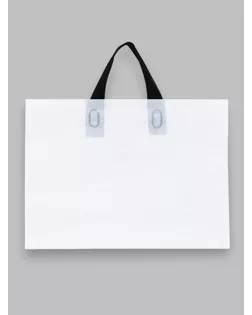 Пакет с петлевой ручкой белый 35 х 25 х 8 см 80 мкм арт. СМЛ-268381-1-СМЛ0010790758