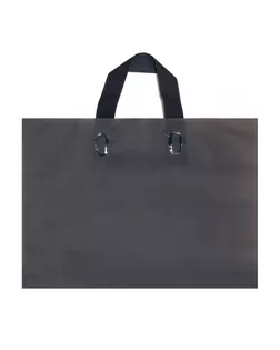 Пакет с петлевой ручкой черный 35 х 25 х 8 см 80 мкм арт. СМЛ-268383-1-СМЛ0010790761