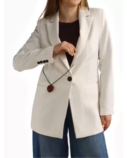 Портупея-чокер-кулон «Сердечко» кожа, трансформер, цвет коричневый, 150 см арт. СМЛ-273387-1-СМЛ0010830166