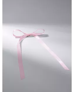 Брошь «Бантик», розовая в серебре арт. СМЛ-269327-1-СМЛ0010832559
