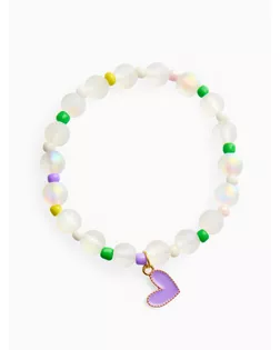 Браслет детский «Выбражулька» кошачий глаз бусина 8 мм, разноцветный арт. СМЛ-272229-1-СМЛ0010841125