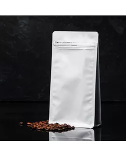 Пакет восьмишовный с отрывным замком, белый, матовый, 13,5 х 26 + 7,5 см набор 100шт арт. СМЛ-244302-1-СМЛ0010848638