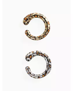 Серьги каффы «Леопард» набор 2 шт. цветные арт. СМЛ-277058-1-СМЛ0010876434