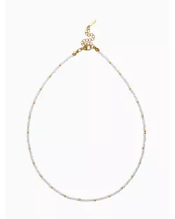 Чокер из бисера «Хрусталь», разноцветный в золоте, 37 см + 5 см доп, цепочка арт. СМЛ-276851-1-СМЛ0010877116