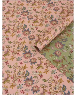 Бумага упаковочная глянцевая двухсторонняя «Цветы», 70 × 100 см арт. СМЛ-281747-1-СМЛ0010889815