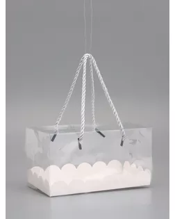 Кондитерская упаковка под рулет, белая 18,5 х 10 х 10 см арт. СМЛ-282933-1-СМЛ0010890505