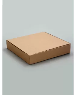 Коробка для пиццы, бурая, 32 х 32 х 6 см арт. СМЛ-278563-1-СМЛ0010899028