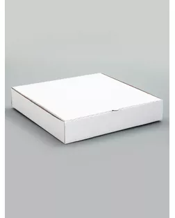 Коробка для пиццы, белая, 32 х 32 х 6 см арт. СМЛ-278564-1-СМЛ0010899029