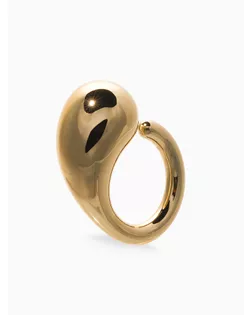 Кольцо пластик "Капля Бо", р-р 17, цвет золото арт. СМЛ-281332-1-СМЛ0010904861