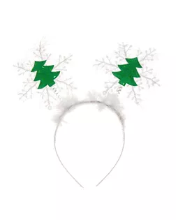 Карнавальный ободок «Снежинка с ёлочками» арт. СМЛ-104036-1-СМЛ0001090487