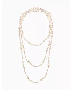 Бусы жемчужные d=3,4,5,6,8,10, цвет белый в золоте арт. СМЛ-279787-1-СМЛ0010904905