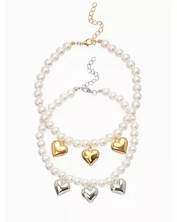 Обвес на штаны «Сердечки», набор 2 шт. цветной арт. СМЛ-279790-1-СМЛ0010905938