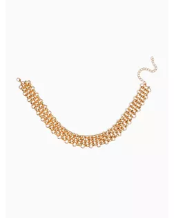 Колье-чокер "Кальчуга", цвет золото арт. СМЛ-279865-1-СМЛ0010906102
