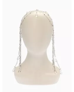 Украшение для волос «Хрусталь», белое в серебре арт. СМЛ-279899-1-СМЛ0010906328