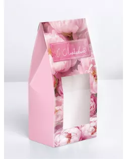 Коробка складная «Розы», 6 × 14,5 × 3,5 см арт. СМЛ-282819-1-СМЛ0010912162