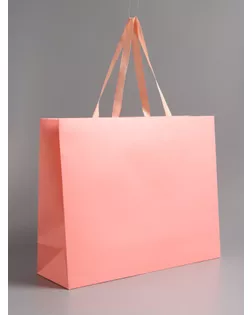 Пакет подарочный ламинированный горизонтальный «Розовый», 48×39×16 см арт. СМЛ-281670-1-СМЛ0010919601