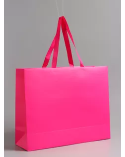 Пакет подарочный ламинированный горизонтальный «Фуксия», 40×32×13 см арт. СМЛ-281672-1-СМЛ0010919603