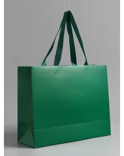 Пакет подарочный ламинированный горизонтальный «Изумрудный», 32×25×11 см арт. СМЛ-281674-1-СМЛ0010919605