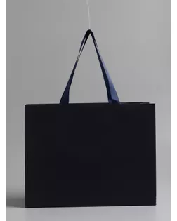 Пакет подарочный ламинированный горизонтальный «Синий», 32×25×11 см арт. СМЛ-281677-1-СМЛ0010919608